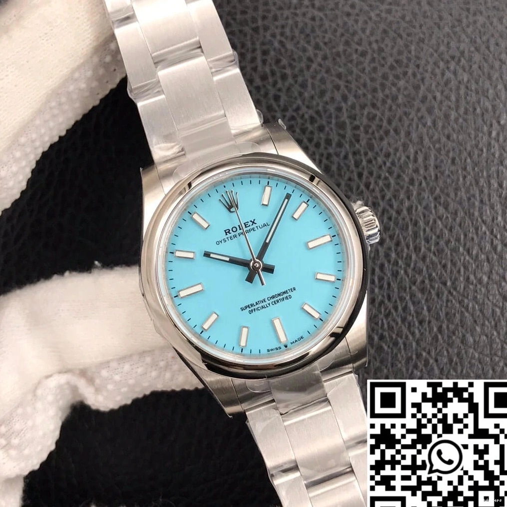 EW Factory Perpetual Blue 31MM M277200-0007 Turquoise Oyster Rolex Dial 0311